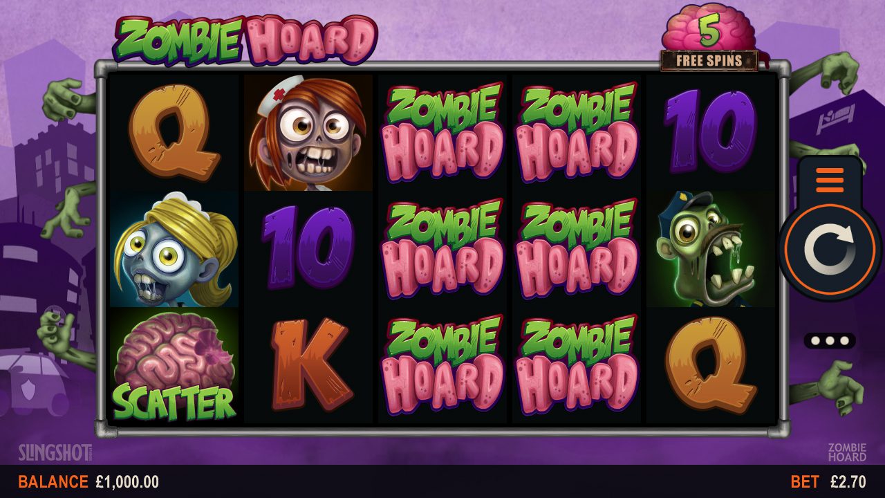 Игровые аппараты «Zombie Hoard» в казино GMS Deluxe